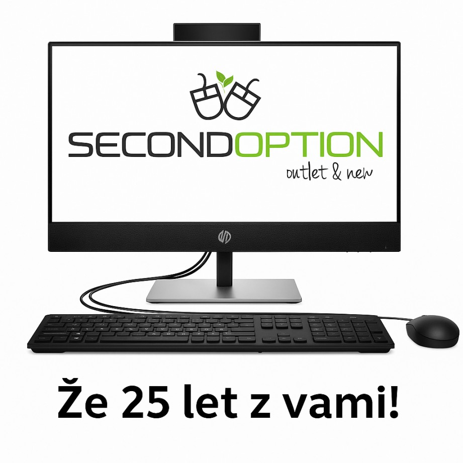 Slika all in one računalnika na zaslonu slika logo podjetja SO d.o.o.